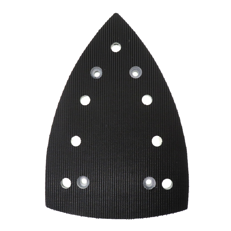 148X98mm Triangular Hook &amp;loop Sanding Pad 17 Holes Replacement Plate for Festool DTS 400 REQ