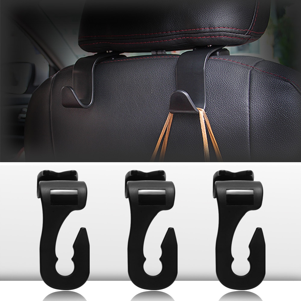 Universal Car Back Seat Hoofdsteun Hanger Opslag Haken Voor Boodschappen Tas Handtas Mini haak Portemonnee houder kleerhanger