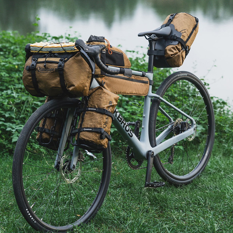 Bikepacking-Taschen für draussen-Aktivitäzehn, Leichte F-Kompressions-Taschen, Zufällig Montierbare Rennrad-Aufbewahrungstasche, touren-Gepäckträgertasche