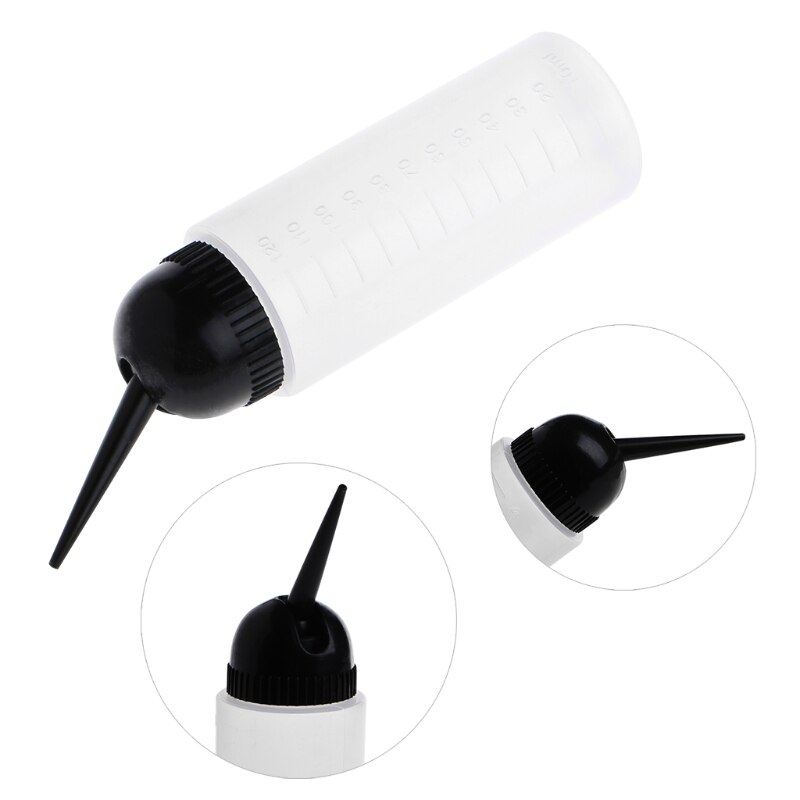 Bouteille rechargeable Pro pour le nettoyage des cheveux, outil de coiffure, à presser, multifonctionnel, 120ml