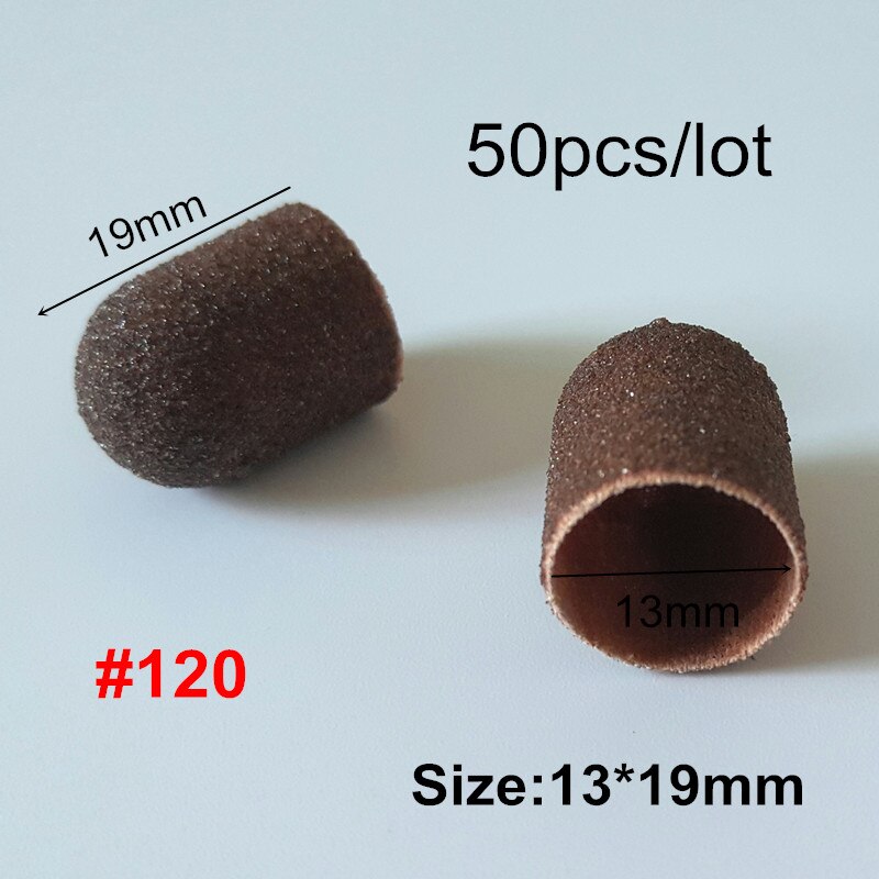 Maohang 50 stuks schuurblok hulskap zonder grip schuurbanden manicure vijl gereedschap nagelboor polijstaccessoires