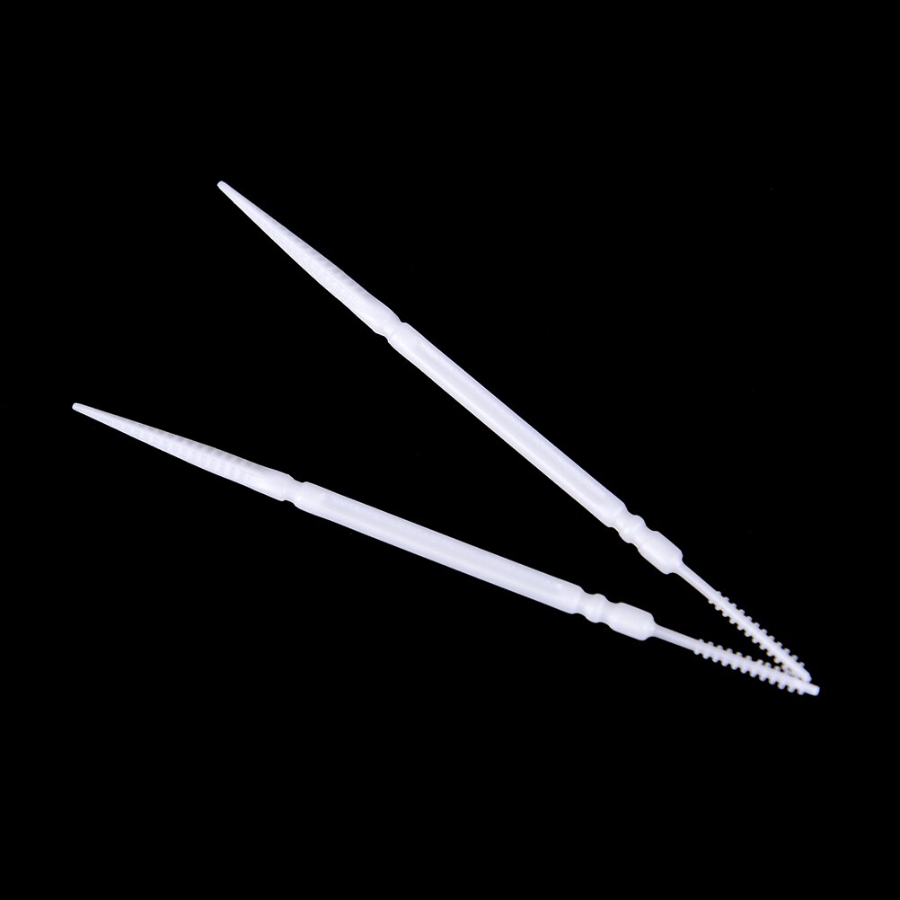 2-way Plastic Dental Picks Interdental Brush or Food Grade PP toothpick Remove plaque Table Decoration