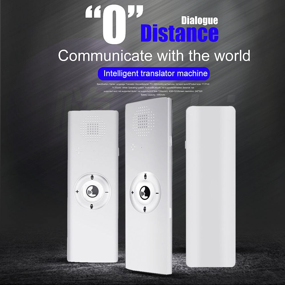 Ymesy T8 Smart Voice Speech Vertaler Twee-weg Real Time 40 + Multi-Taal Vertaling Voor Leren Travelling business Voldoen
