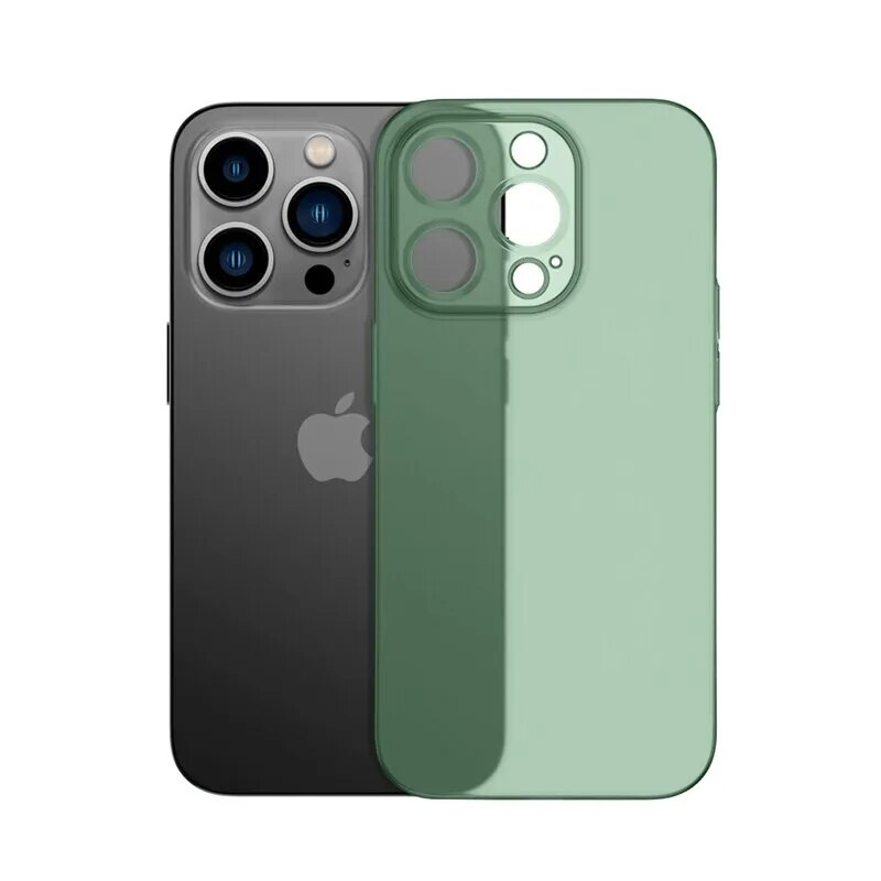 Coque de téléphone conviviale rée ultra fine pour iPhone, coque arrière pour Apple iPhone 13 Pro Max Mini, 15, 14 Plus, PP 256: Microfibre / green
