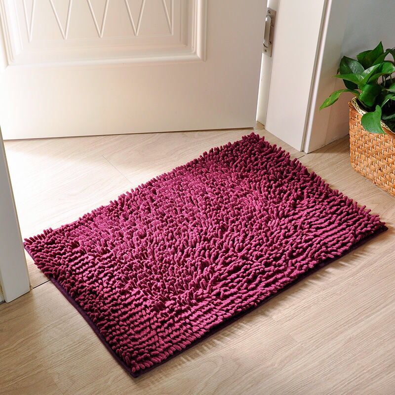 Tapis de bain grande taille bon marché, tapis épais à mémoire de forme, tapis de bain, salle de bain, salon, porte de salle de bain, tapis de pied absorbant B: Deeppurple