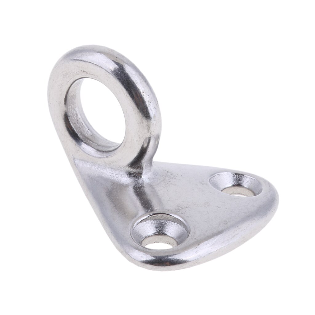 Rustfrit stål krogholder beslag båd marine yacht ring bøje pothook båd anker kæde snap ring forankring enhed