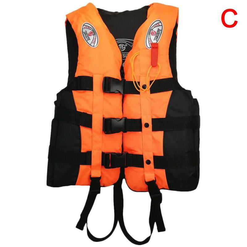 Adults Life-jacket Aid Vest Kayak Ski Buoyancy Fishing Surfing Watersport Swimming Universal Boat Boating Windsurfing X7T6: Orange / XXL