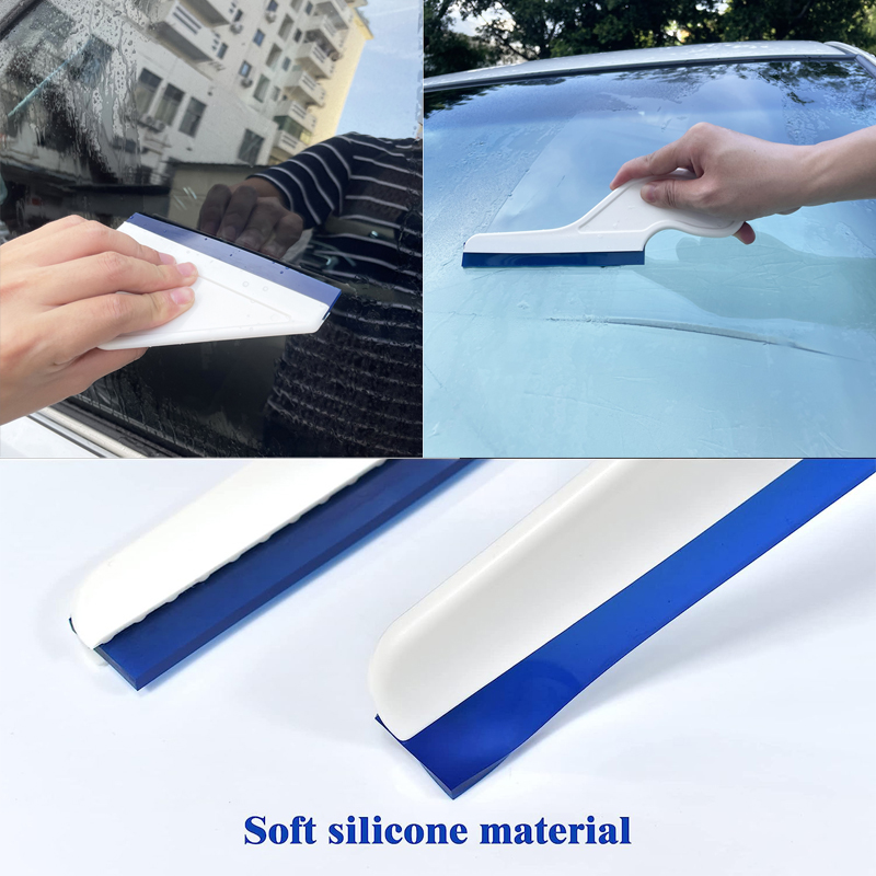 Auto Silikon Rakel Fenster Tönung Rakel Windschutzscheibe Reinigung Wasser Entfernen Schaber Wasser Klinge Glas Film Installieren Werkzeug