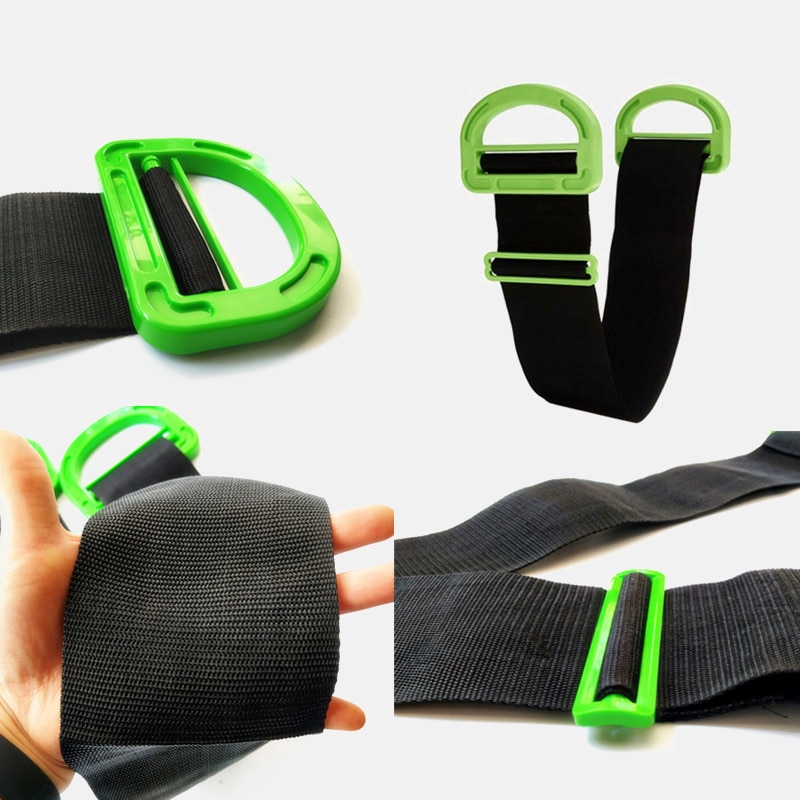 The Adjustable Moving And Lifting Straps Team Straps Mover Easier Conveying For Furniture Boxes Mattress Green Straps Cord Rope