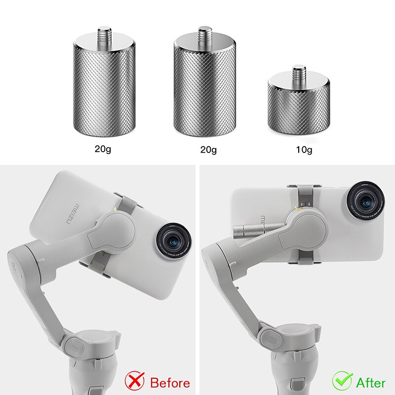 DJI OM 5 Counter Weight Balancing Counterweight for DJI OM4 SE Osmo Mobile 3 Handheld Gimbal Stabilizer Accessories 50g