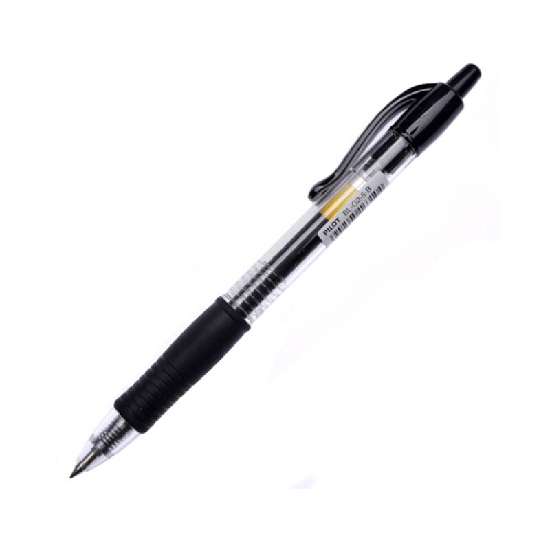 Pilot G2 07 05 bls-g2 Retractable Premium Gel Ink Roller Ball Pens Fine Pt 0.7mm Extra Fine 0.5mm: 1 Black Pen / 0.5mm