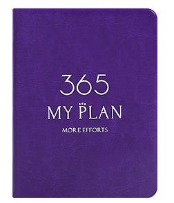 365 My Plan Agenda Book Notebook Student Plan Notebook Pocket Simple Notebook Daily Plan Agenda Planner Organizer Notebooks: Purple