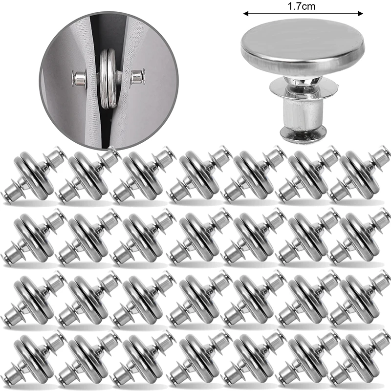 Boucles magnétiques pour rideaux de bain, poignées sans clous, rideaux de fenêtre amovibles, empêche la lumière, boutons de fermeture, clips, accessoires de construction magnétiques: WHITE / 133-240cm