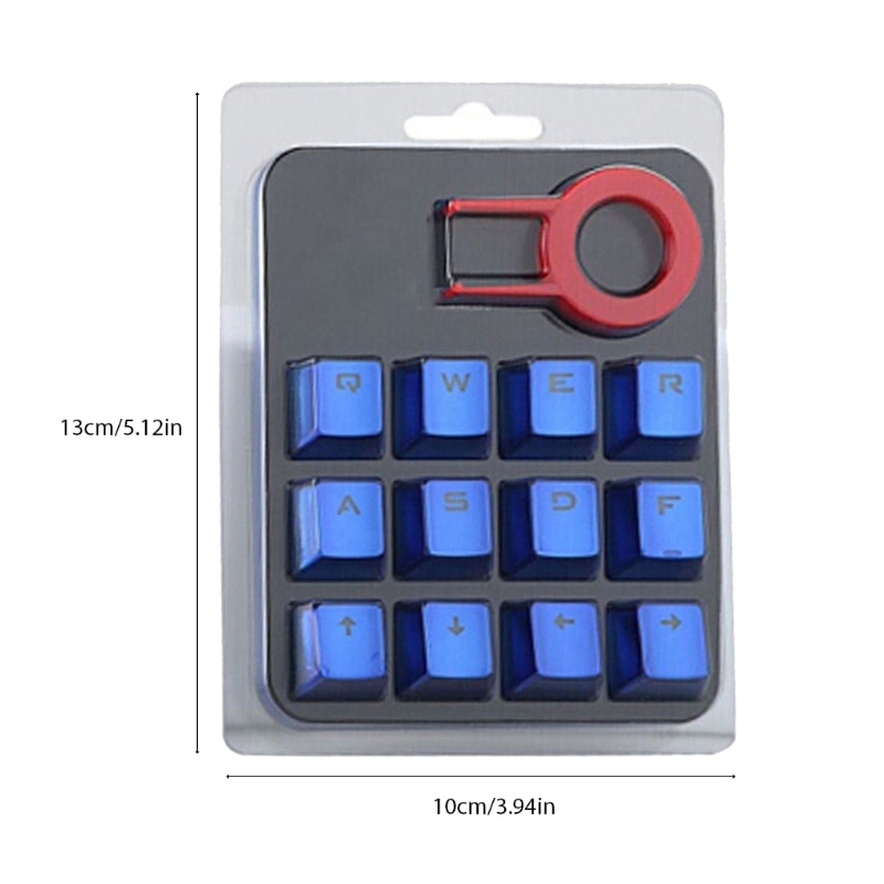 2-Key Pbt Keycaps Gold-Plated Metal Personality Light Transmission