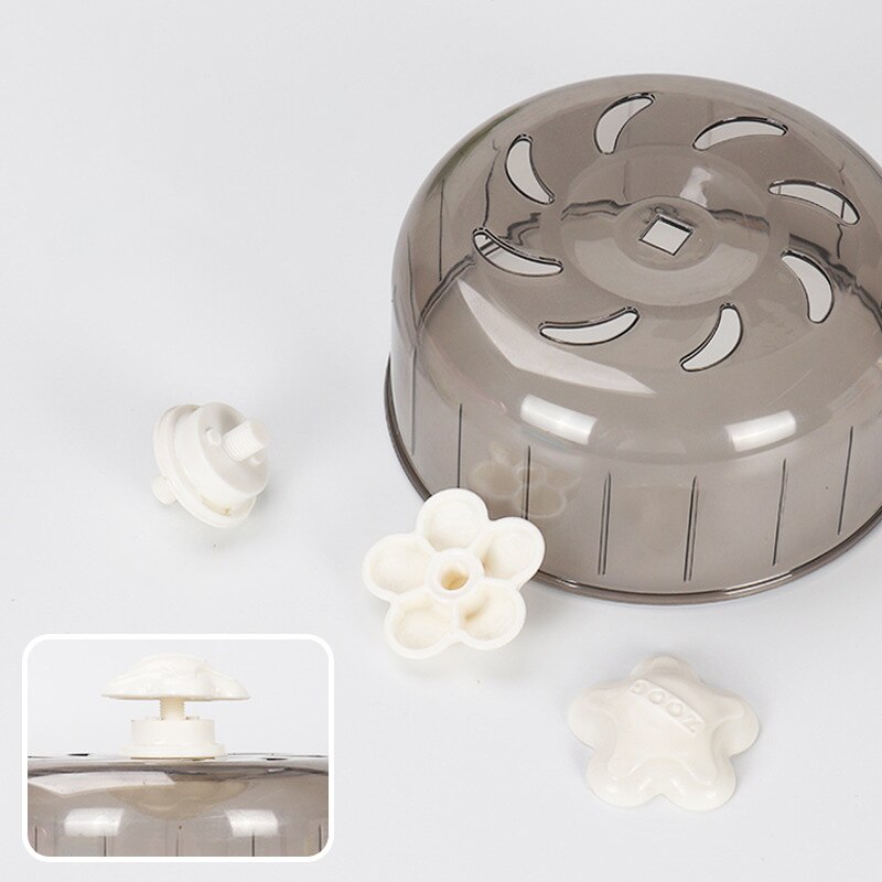 1 Small Pet Plastic Wheel Toy Sports Jogging Wheel Squirrel Hamster Chinchilla Little Mouse Non-slip Running Fitness Toy