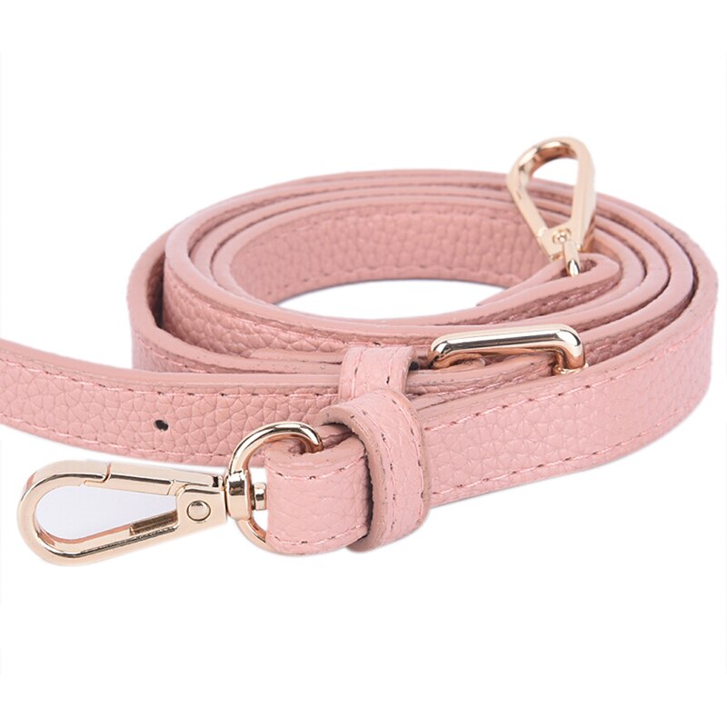 1 Pcs Lange Diy Purse Strap Pu Lederen Schoudertas Handvat 5 Kleur Beschikbaar Handtassen Riemen Strap Bag Accessoire pu Leer: Light Pink