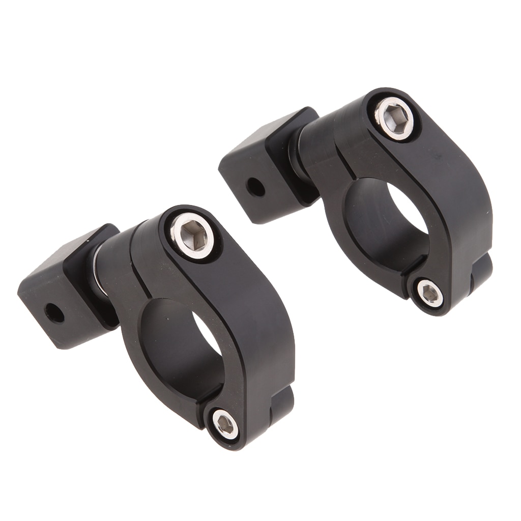 1 Pair Metal Motorbike Handlebar Clamps Brackets 25mm