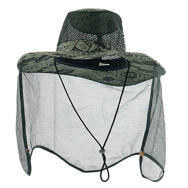 Outdoor Fishing Cap Mosquito Insect Hat Windproof Sunscreen Fishing Hat Breathable Bug Mesh Net Protector Camping: GB