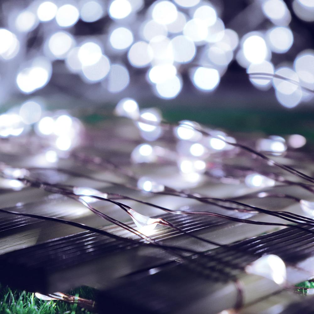 8 Mode Remote Control Dimmable USB Powered 5M 10M 15M 20M LED Copper Wire String Lights Decor Christmas Fairy Garlands Light