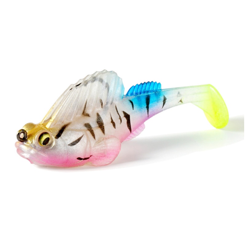 80mm 14g Ultra Realistic Goby Paddle Soft Lure Fish Baits Finest Detailed Softbait Swimbait Fishing Bait