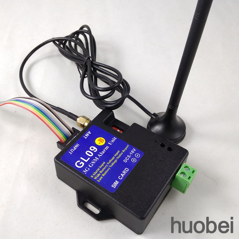 Sehr gute konzipiert 8 eingang GL09-B 3G/GSM kabellos Alarm systeme SMS Alarm Sicherheitssystem SMS oder Notruf Alarm bericht