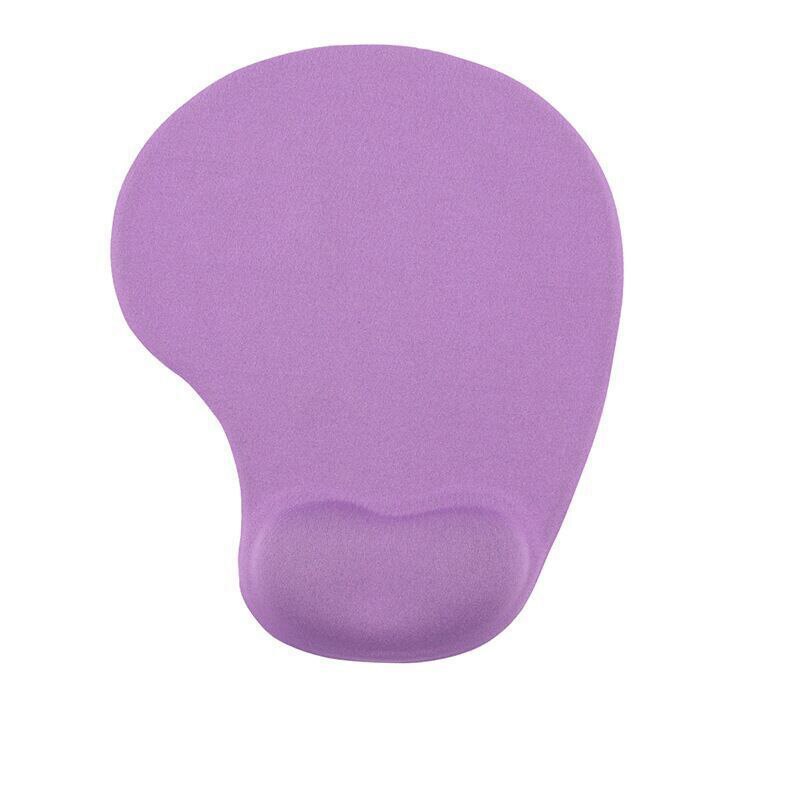 Muismat Met Polssteun Effen Kleur Polsband Muis Mat Toetsenbord Computer Pc Laptop Kantoorbenodigdheden Bureau Accessoires: purple