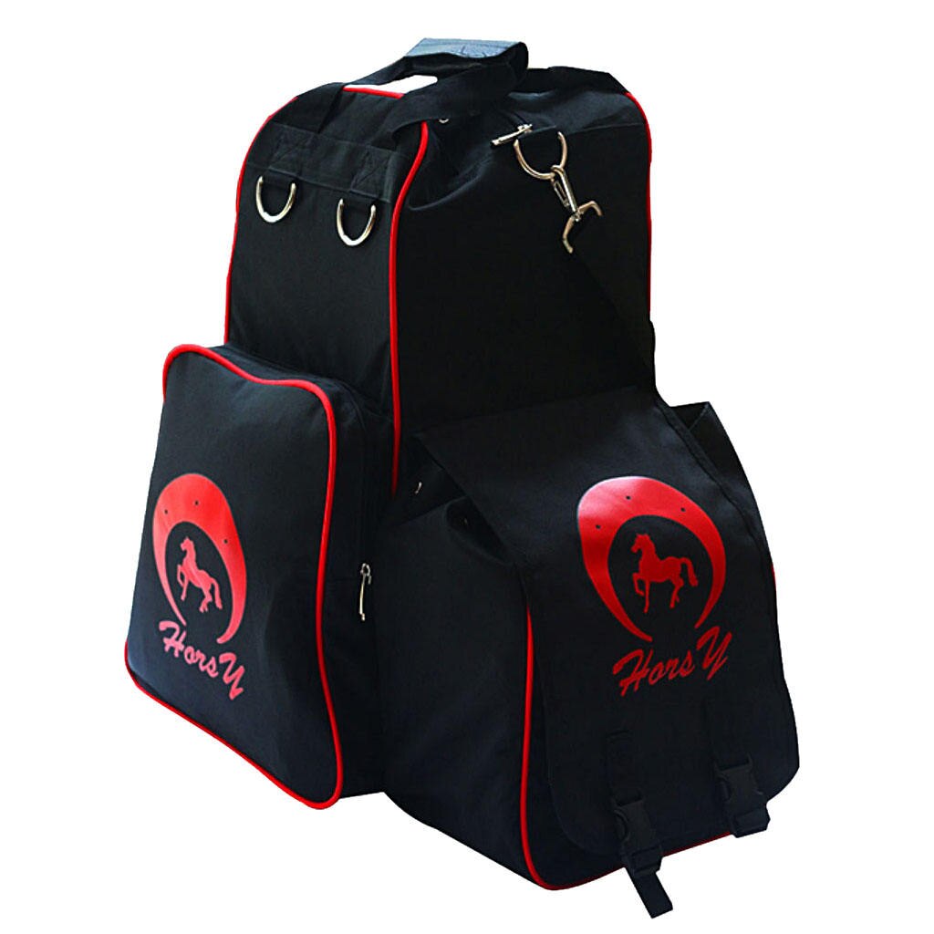 Reit Sport Ausrügestochen Tote Tasche Große Reiten Stiefel, Und Zubehör Lagerung Rucksack