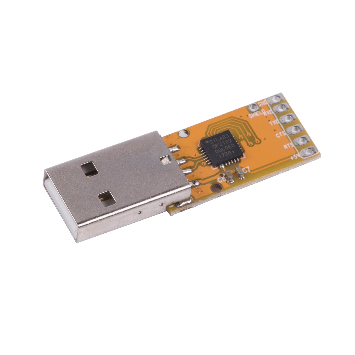 Silicon CP2102 Usb Naar 3.5Mm Stereo Jack RS232 Seriële Adapter Converter Kabel Met 4 Polen Tx Rx Gnd Vcc pinout
