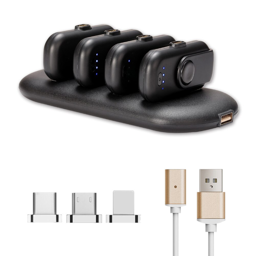 Tragbare Energie Bank Smartphones Magnetische Ladegerät Externe Batterien Mikro USB Typ C 1000mAh Handys Energie