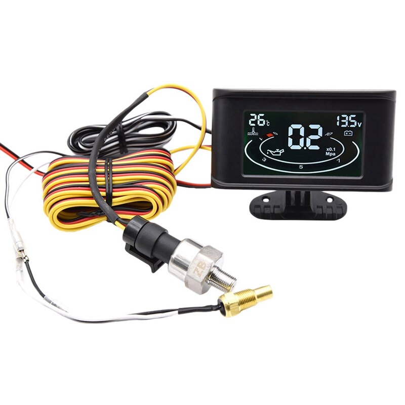 YUANGANG Digitaler Wasserdurchflussmesser Mit LCD – Temperatur- & Verbrauchsanzeige, Batteriebetrieben