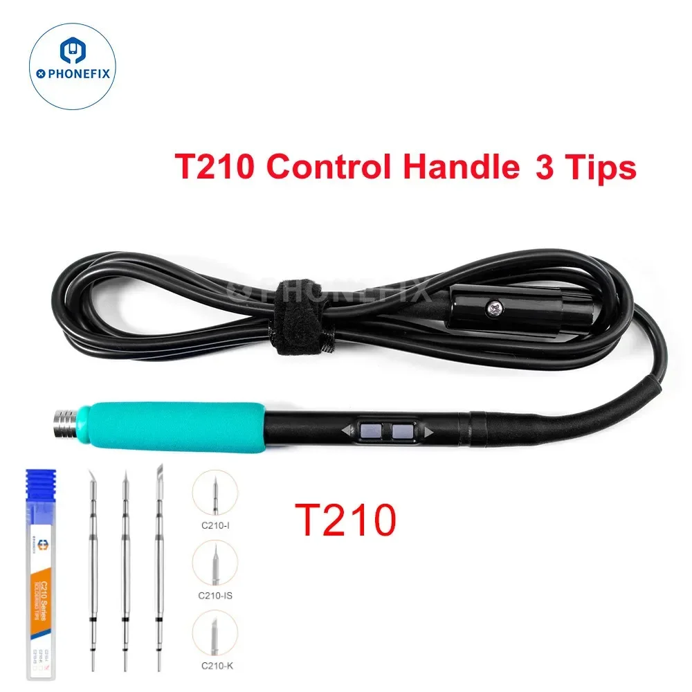 Sugon alça de solda t245 t210 t12 t115 alça de estação para jbc sugon aifen a9 a9pro t26d a902 aixun t3b t3a kit de ferramentas de ferro de soldagem: Luz Verde