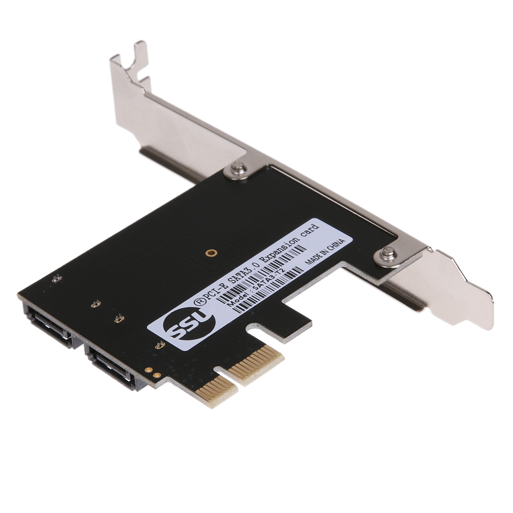 Podwójny SATA3.0 interfejsy PCI-E do SATA 3.0 wewnętrzny 6 gb/s porty rozszerzenie dysku Adapter do kontrolera karty do obliczeń PC