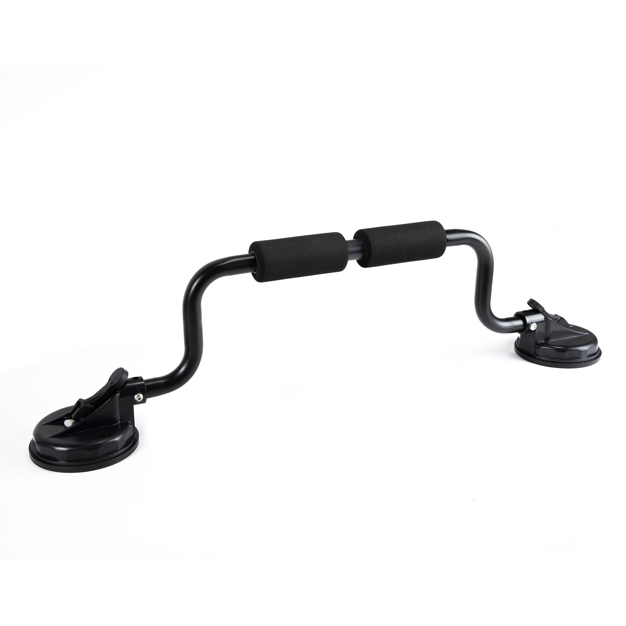 Car Rear Window Roof Kayak Rack Canoe Mount Boat Pusher Suction Cup Holder Boat Roller Load Assist Universal Support Bar: black