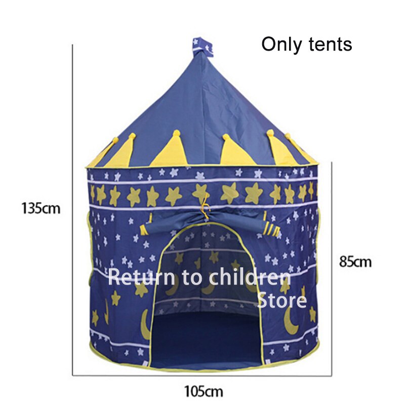 Spielen Zelt Tragbare Faltbare Tipi Prinz Folding Zelt Kinder Junge Cubby Kinder Outdoor Spiel houseToy Zelte Burg Elternschaft: F Only tents