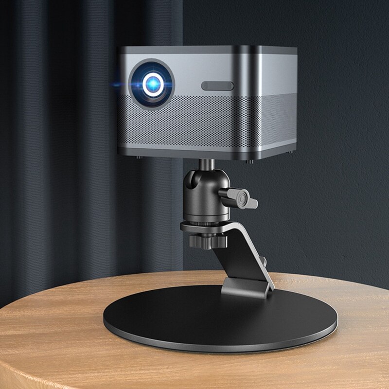Projector Bracket Home Desktop Rack with Inch 1/4 Screw Hole Gimbal for Mini Projector