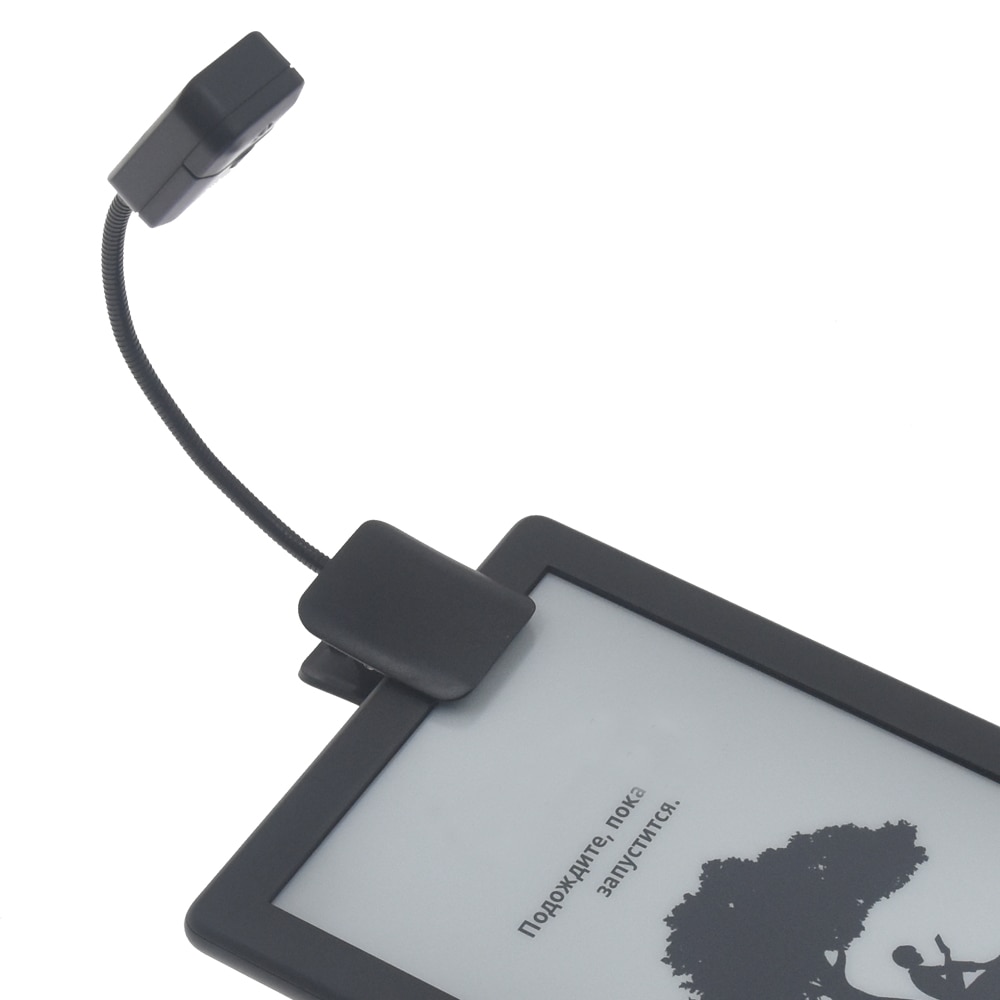 1 Uds portátil LED Flexible con Clip Lámpara de lectura de libros luz para Kindle portátil Ebook Tablet lector cama de escritorio de la tabla de noche iluminación