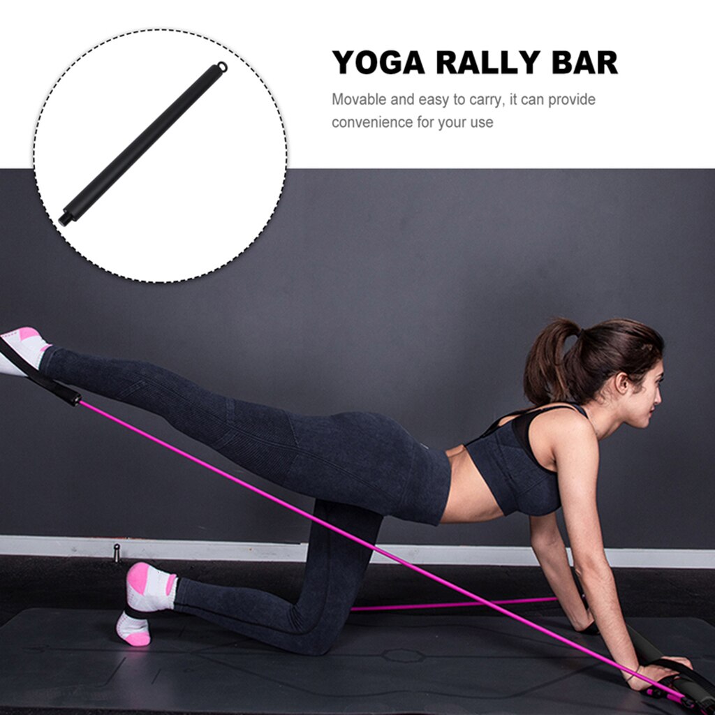 Fitness sport pilates motion stick bar træningsudstyr hjemmegymnastik yoga træning bar kit hjemmetræning fitnessudstyr