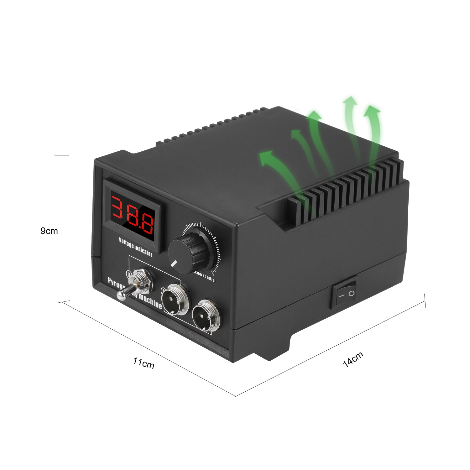 29PCS Woodburner Wood Burning Tool Kit Adjustable 0℃-800℃ Digital Display Woodburning Machine Set Electric Pyrography Machine