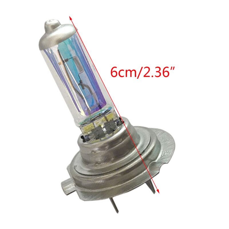 Bombillas halógenas de xenón para faro delantero de coche, luz Exterior H7, 55W/100W, 12V, 3500-4500k, 2 uds.
