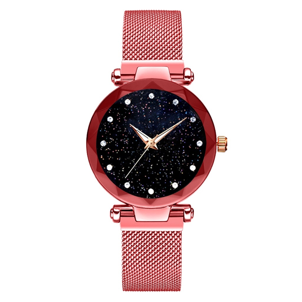 Dames Horloge Sta-Rry Sky Horloge Magnetische Band Vrouwen Quartz Horloge Diamant Horloges Dames Horloge Luxe Vrouwen Horloges # C