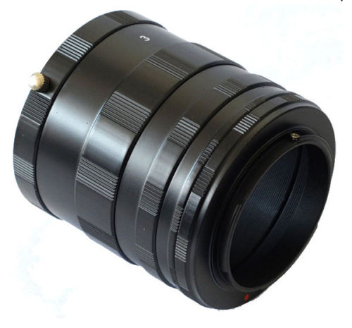 JINTU Metalen Macro Extension adapter tube Ring voor Canon EOS Ef DSLR SLR 5D III 6D 7D 60D 700D 650D Gratis Tracking
