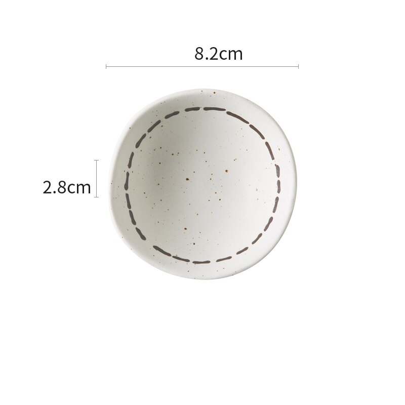 CHANSHOVA ceramiczne 3.25-6.3 cal salaterka deser przekąnarty talerze przyprawy danie osobowości zastawa stołowa chińska porcelana G320: 8