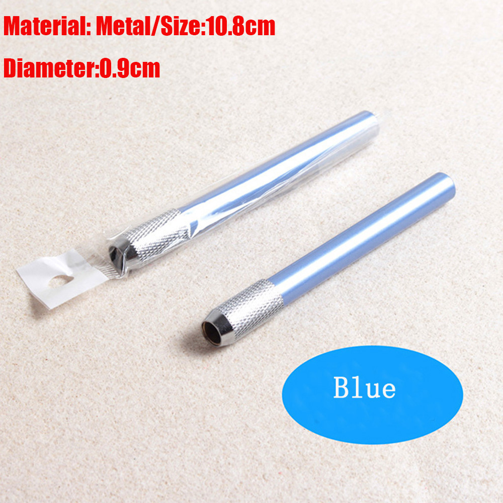 Multi Kleur Potlood Extender Houder Schets Verstelbare Potlood Extender Schilderen Art Schrijven Tool Voor School Office: 1pcs-Blue