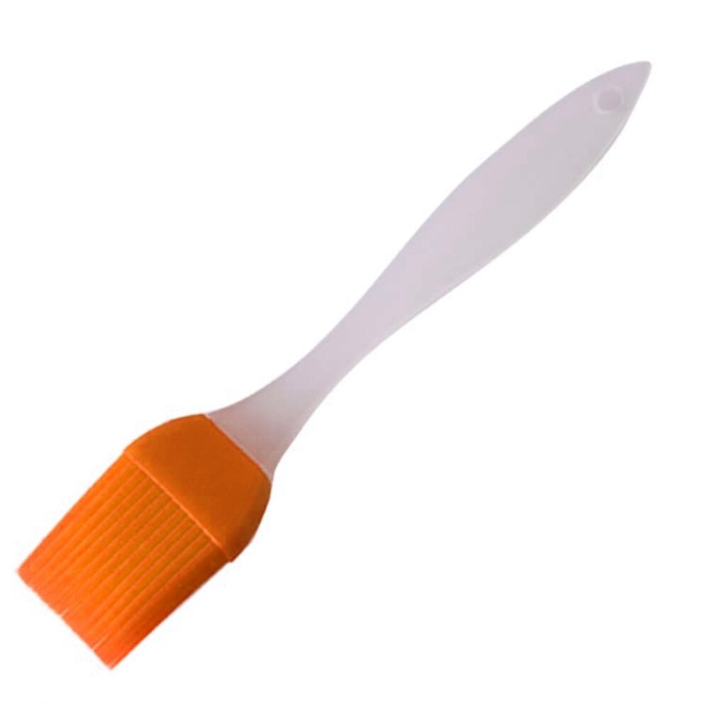 1pc petit Silicone brosse à pâtisserie détachable pâtisserie BBQ cuisson pique-nique brosse maison cuisine extérieur Gadgets cocina accesorio: Orange