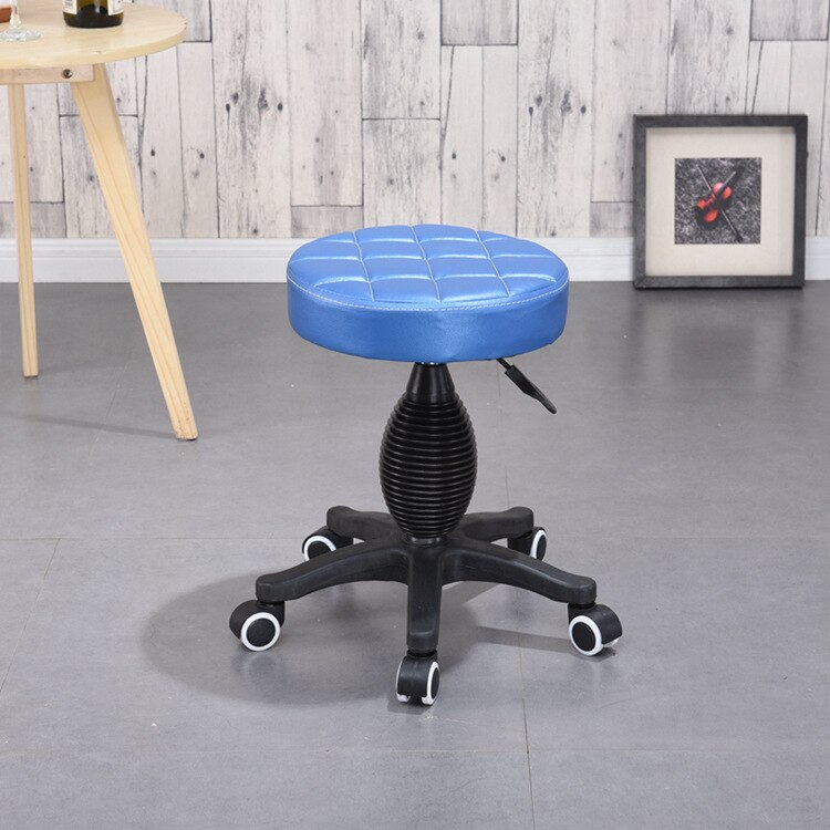 Goedkope Vintage Kapper Kruk Beauty Stijlvolle Stijl Draaibare Werk Kruk Hoogte Verstelbare Kleurendruk Stoel: Plastic pulley A
