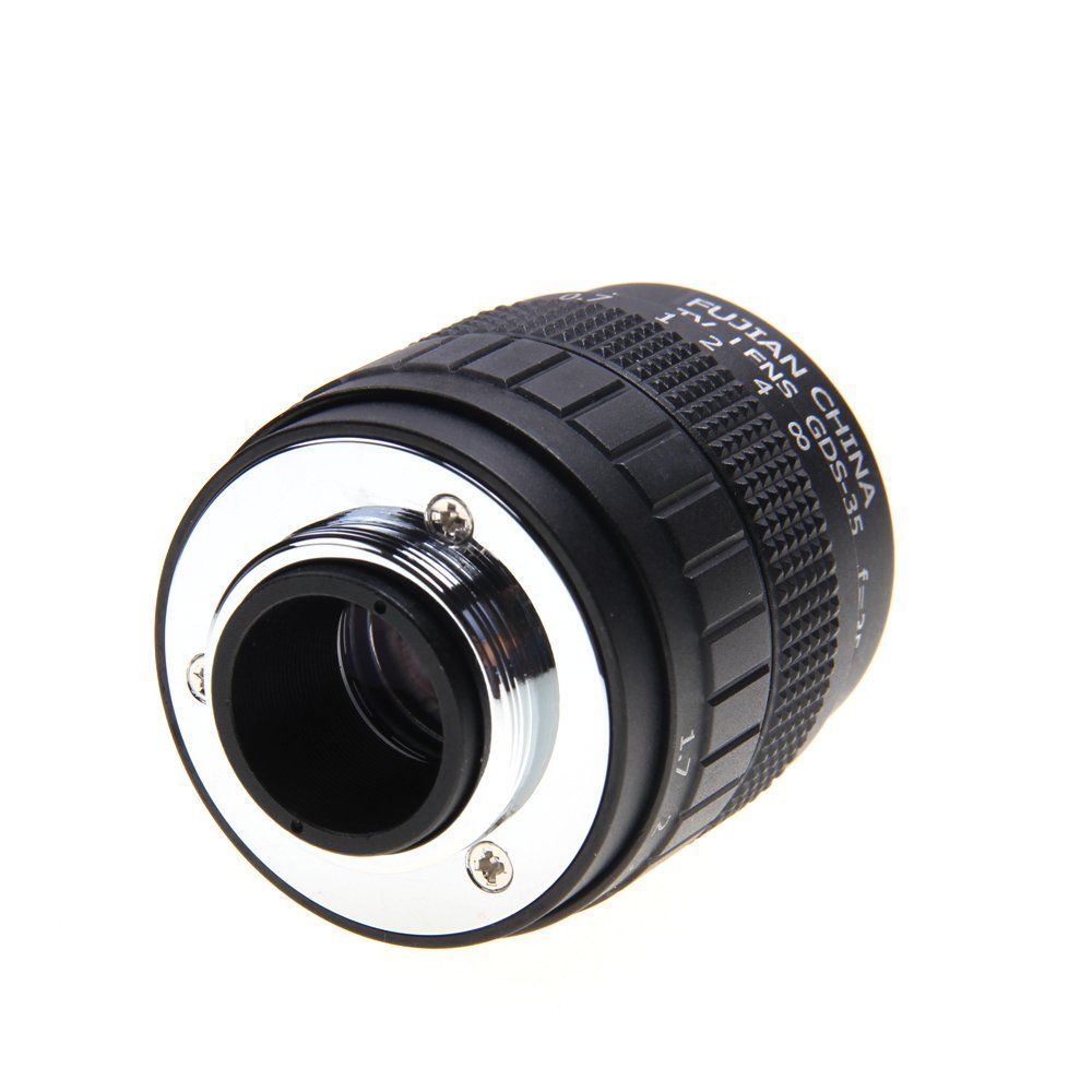 Fujian 35 Mm F1.7 Cctv Movie Lens + C Mount + Macro Ring + Kap Voor Panasonic Micro 4/3 M4/3 GF2 GF3 GF5 GF6 GX1 GX7 GX8 G5 GH1 GH2 GH5