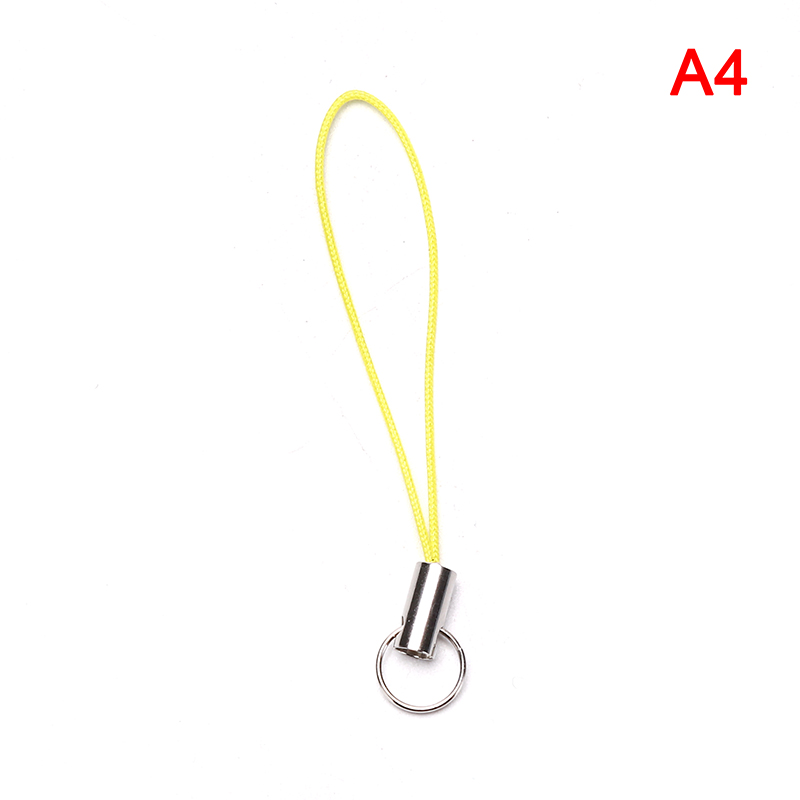 20Pcs Kleur Polyester Dubbele Ring Sieraden Lanyard Mobiele Telefoon Met Craft Hanger Diy Handgemaakte Materialen Diy Hang Touw: Style-04