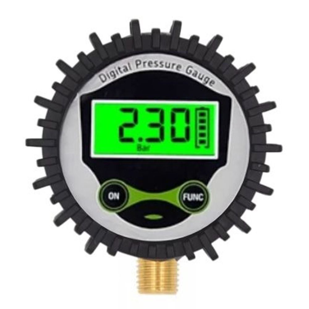 0-250PSI Digital Tire Pressure Gauge Precision Electronic Short Pressure Measuring Valve LED Light Portable: Blue