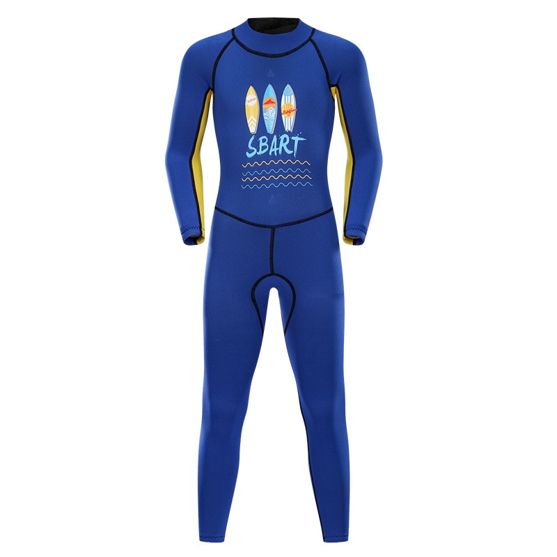 Nuovo vestito di Un pezzo 2 Millimetri Per Bambini Muta Lo Snorkeling Immersioni Vestito Dei Bambini Impedito UV Surf In Neoprene Snorkel Kombinezon