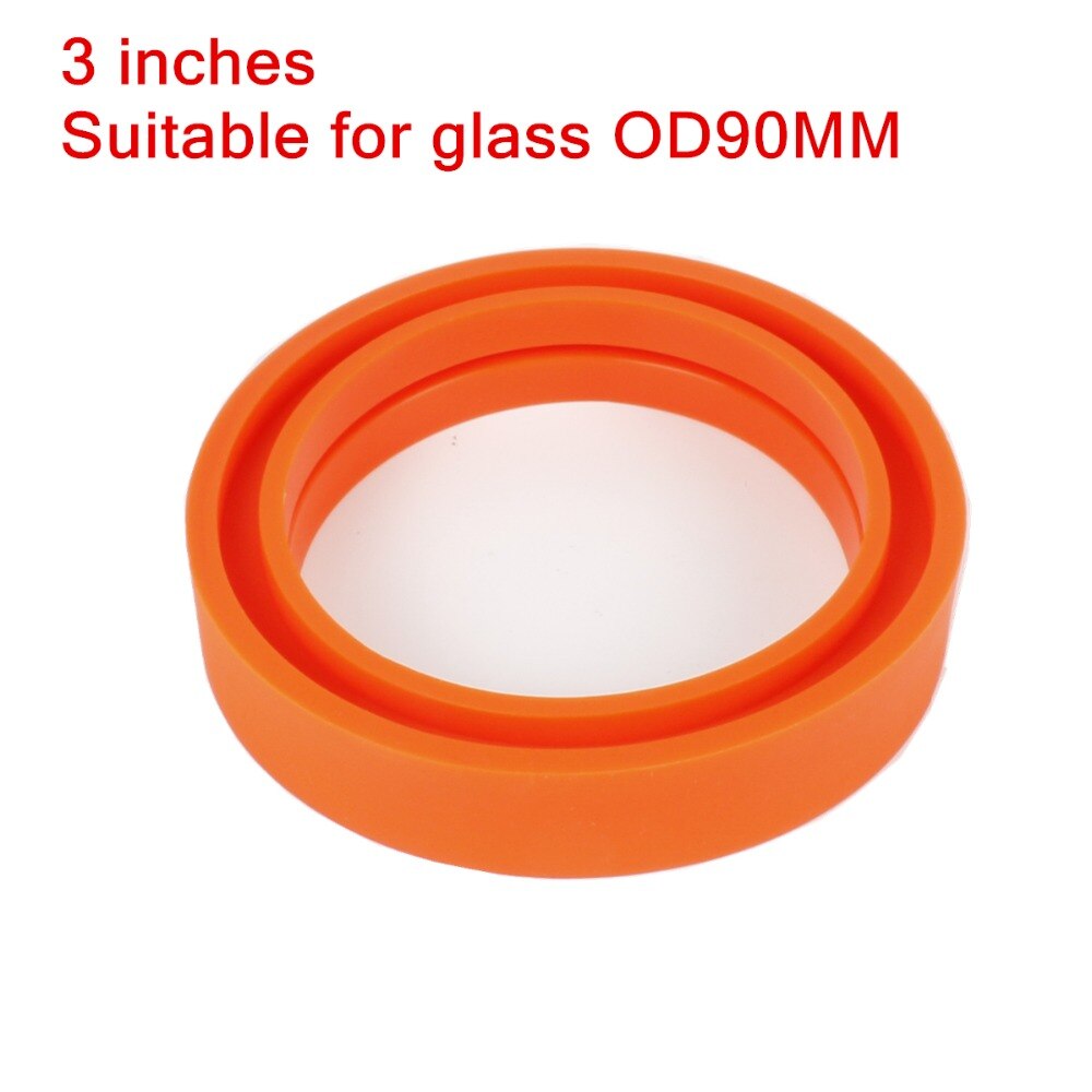 Flange Silicone gasket for 3" distillation glass column SS304 bubble plate Copper bubble plate